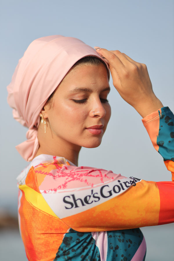 Nude Peach Turban