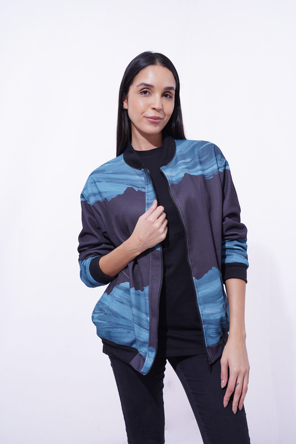 Teal Bomber Jacket - Unisex