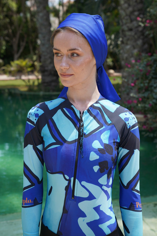 Royal blue Turban