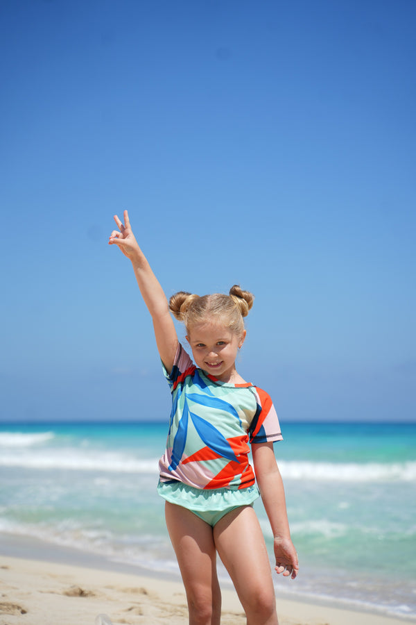 Summer Tide Girl's Rashguard Set