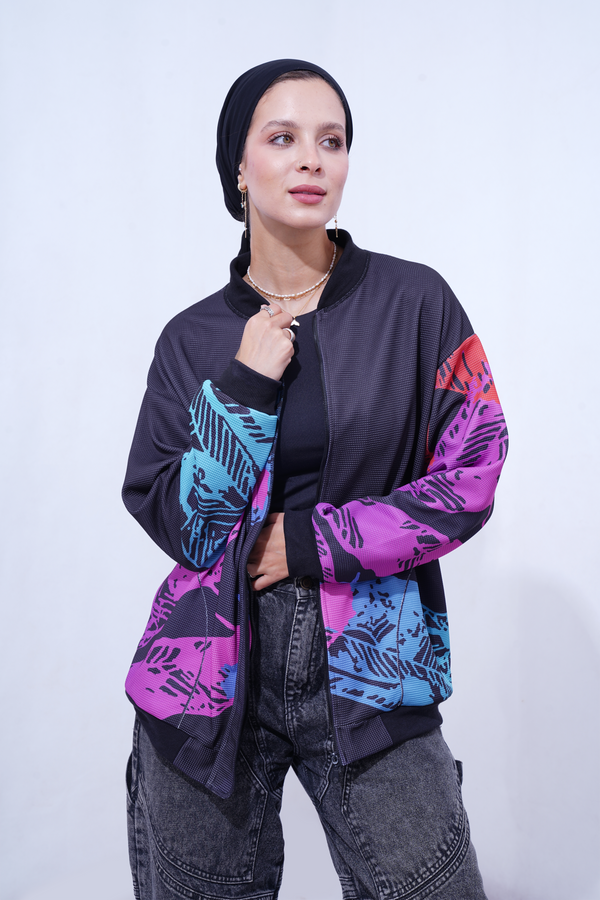 Color Fusion  Bomber Jacket - Unisex